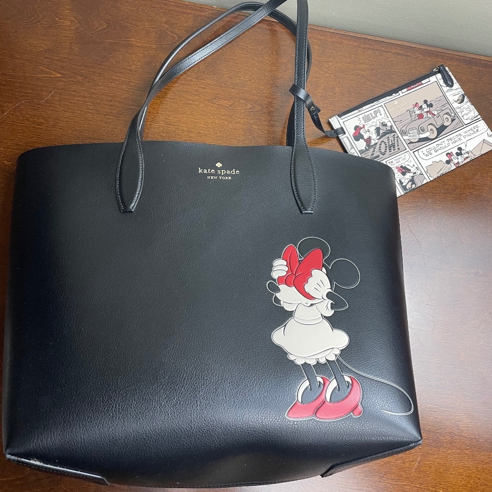 Kate Spade New York Disney Minnie Mouse Tote Bag - Picture 2 of 9